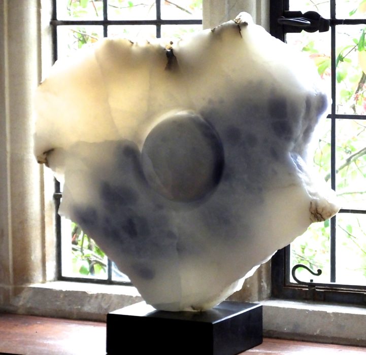 Luna Nuvolosa by Mel Fraser, stunning contemporary stone sculpture