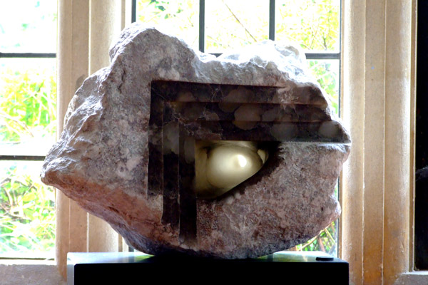 Evolution by Mel Fraser, contemporary stone sculpture