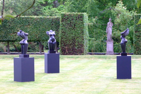 Three Graces by Mel Fraser, contemporary stone sculpture