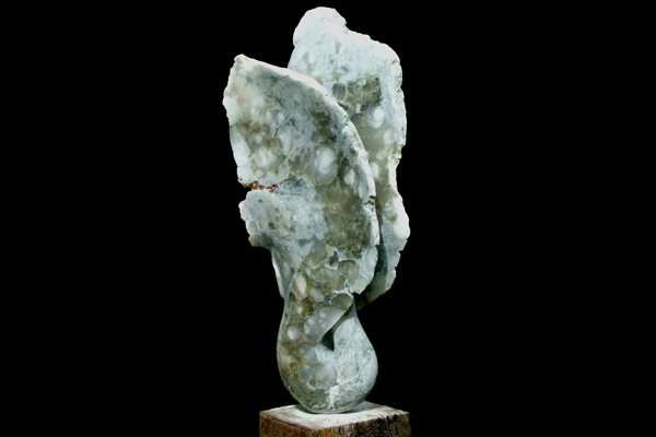 Venus, English alabaster, by Mel Fraser, contemporary stone sculpture